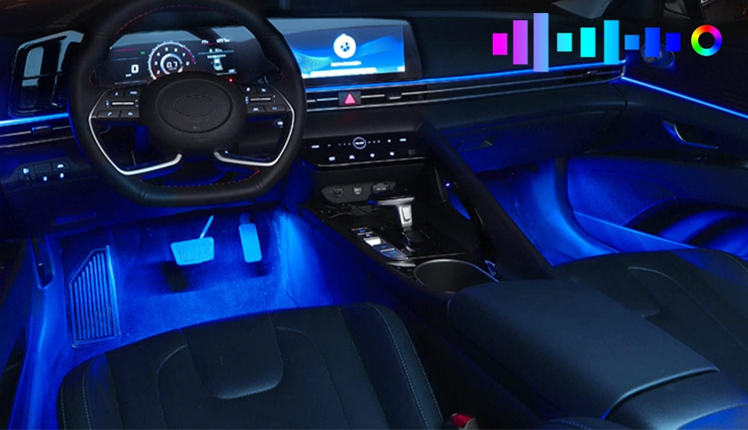 LED Car Underglow Strip lights: USB with App Control